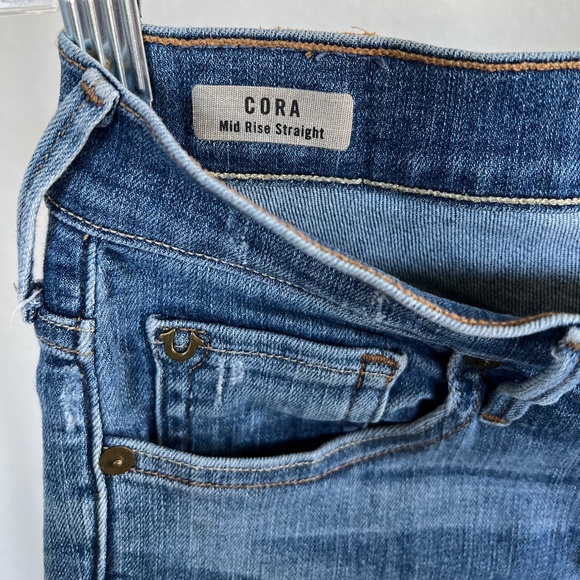 Cora Mid Rise Straight True Religion Jeans - Picture 7 of 7